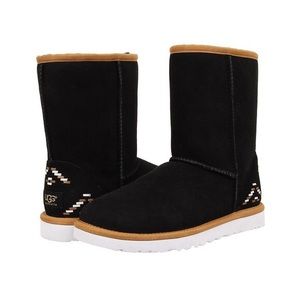 Ugg classic weave rustic lined boots sz 5